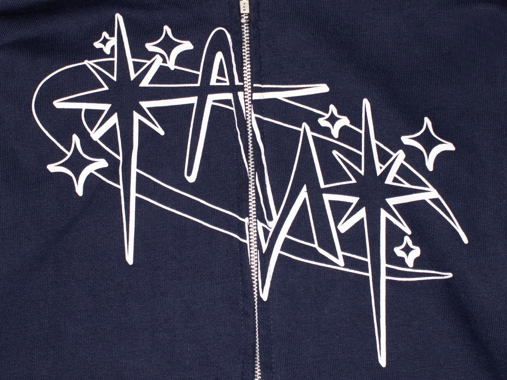 Anádos Zip Hoodie – Navy