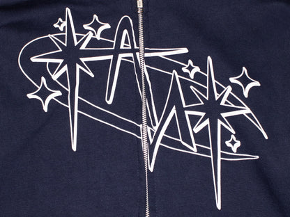 Anádos Zip Hoodie – Navy