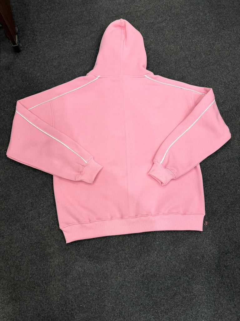 Anádos Pink Zip Hoodie
